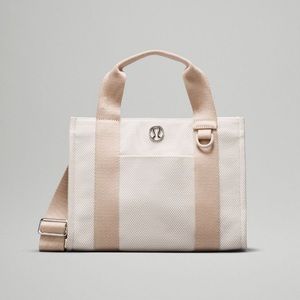 Lululemon Two-Tone Canvas Tote Bag Mini 4.5L